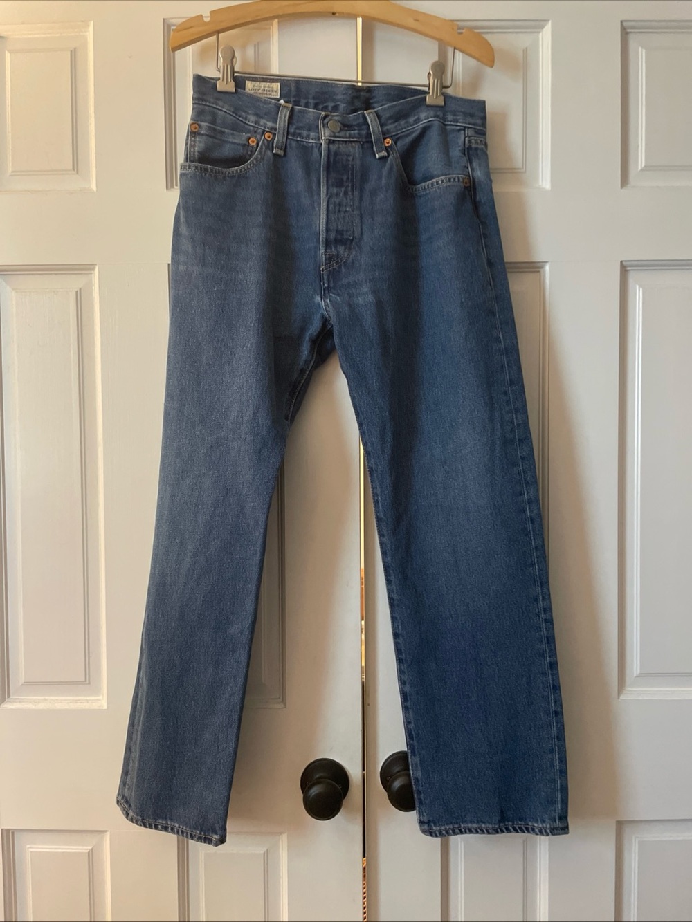 Levi’s 501 Classic Men’s Original Fit Button Fly Jeans 31 X 30 Made In Egypt